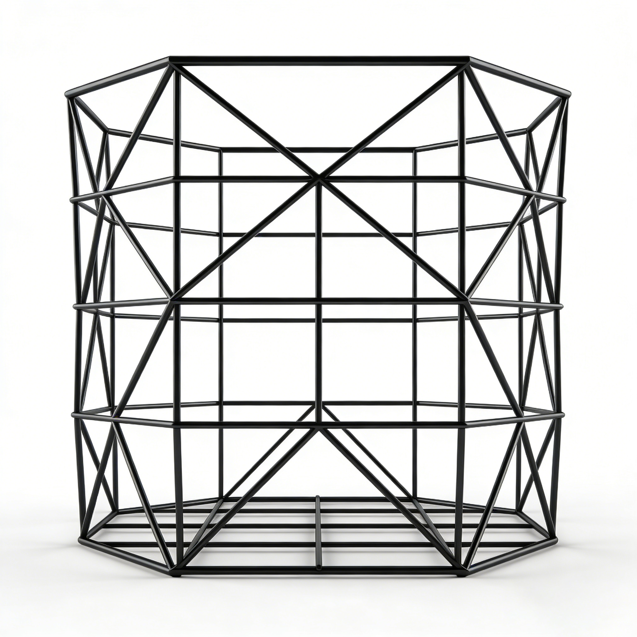Modern Geometric Storage Basket