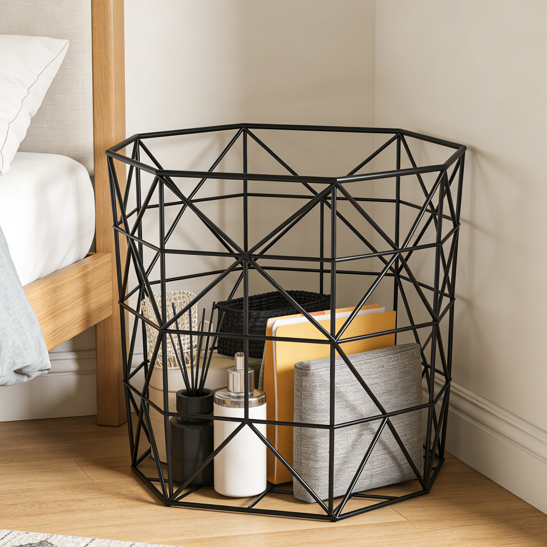 Modern Geometric Storage Basket