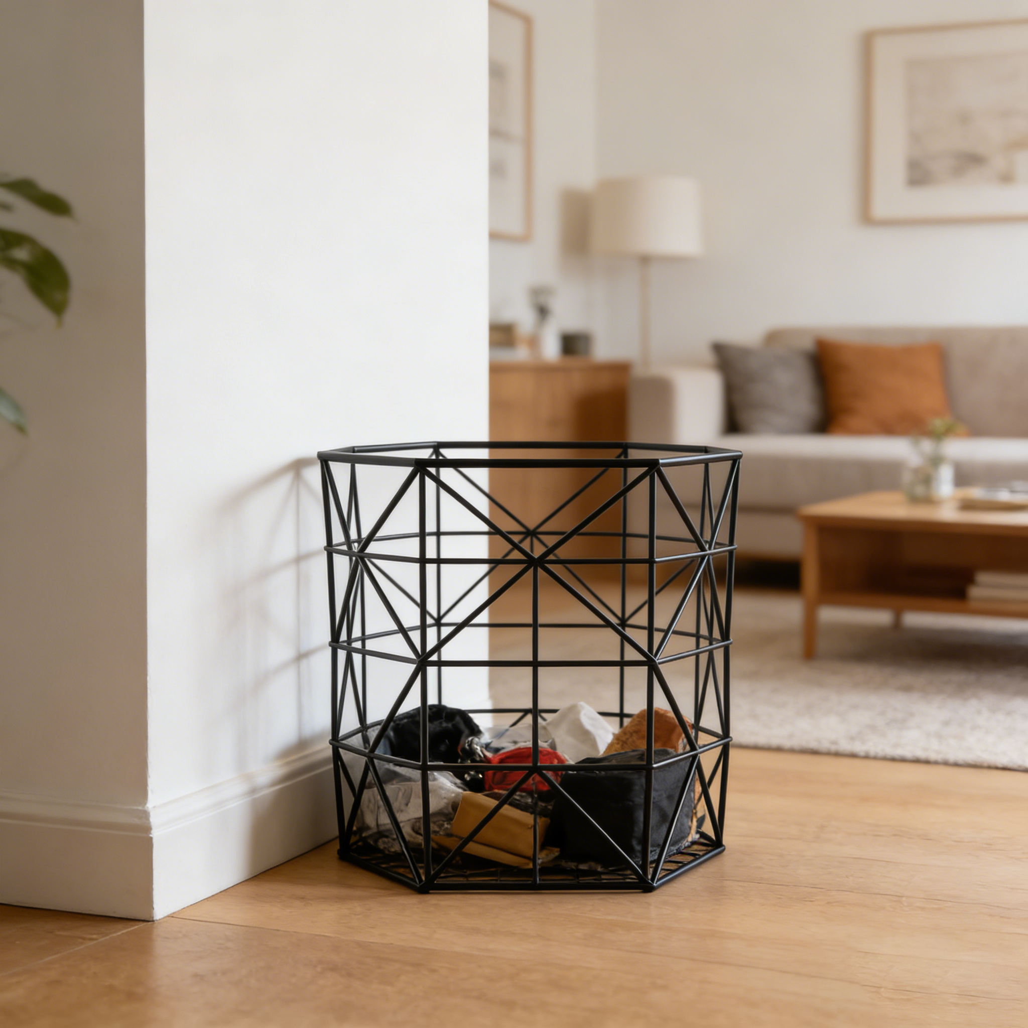 Modern Geometric Storage Basket