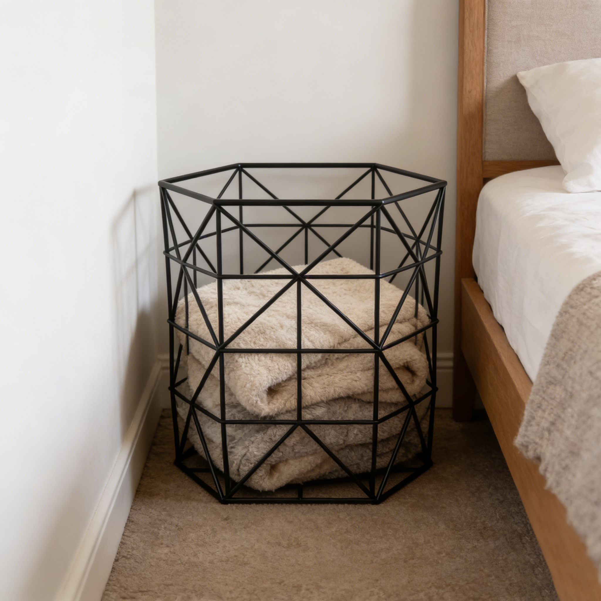 Modern Geometric Storage Basket