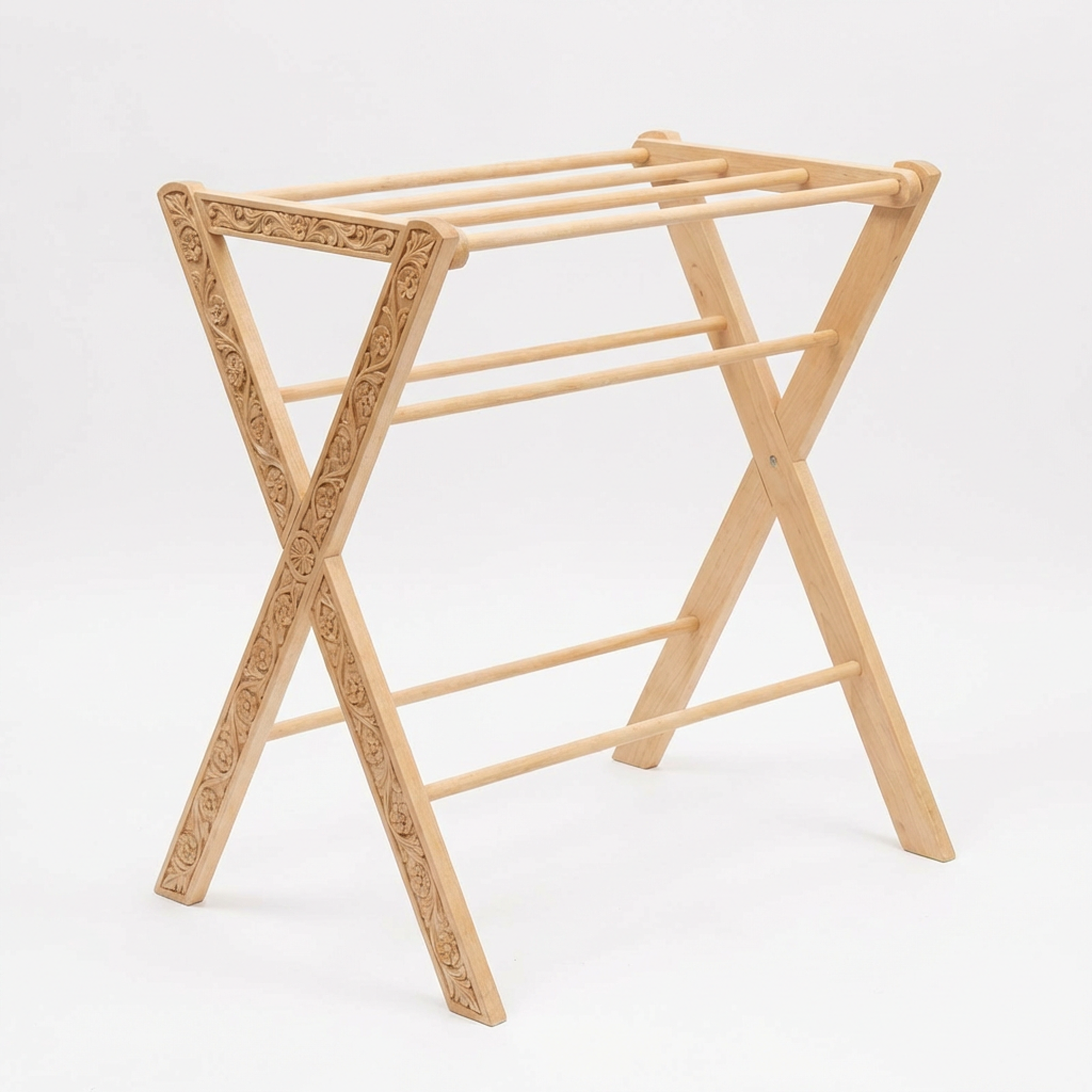 Folding Wooden Drying Rack