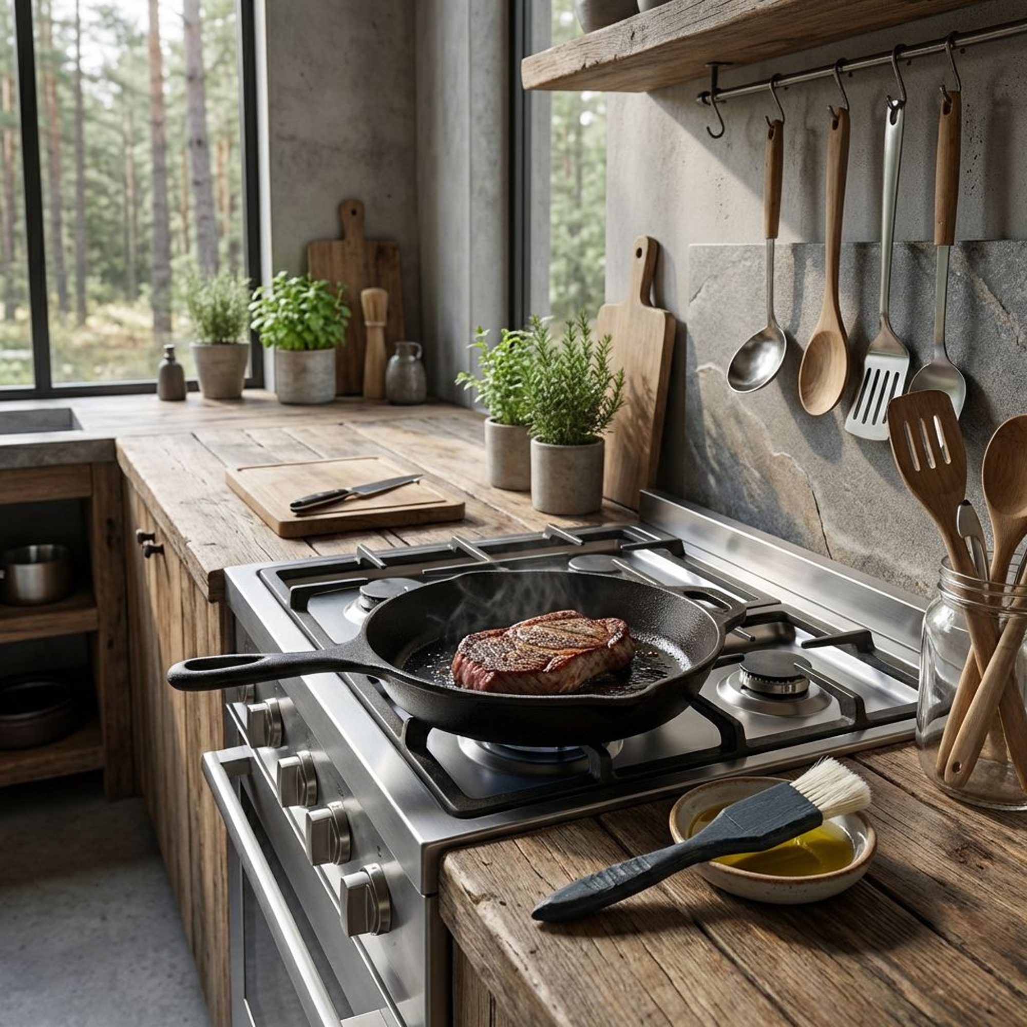 Mini Wooden Pastry Brush