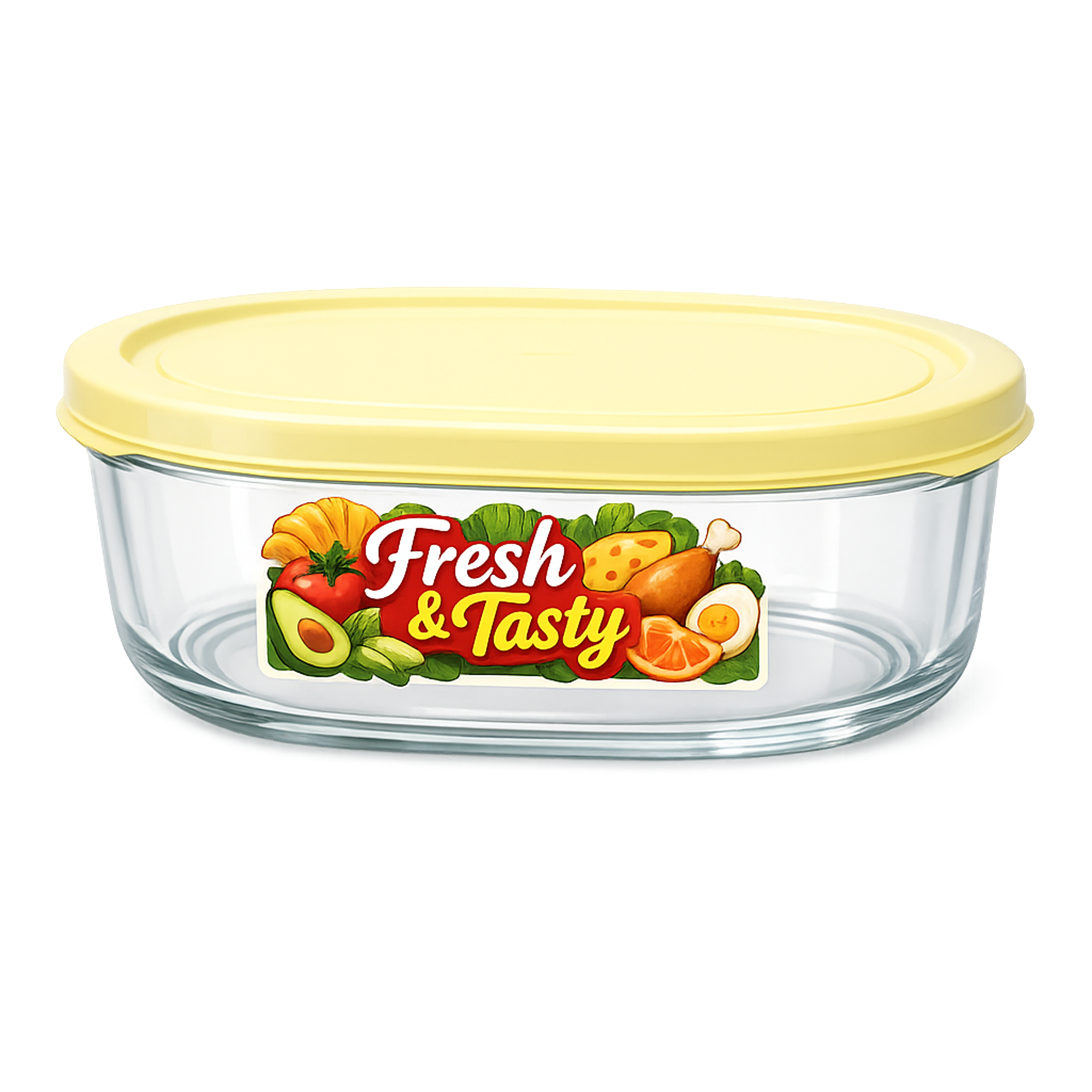 Glass Food Storage Container with Lid