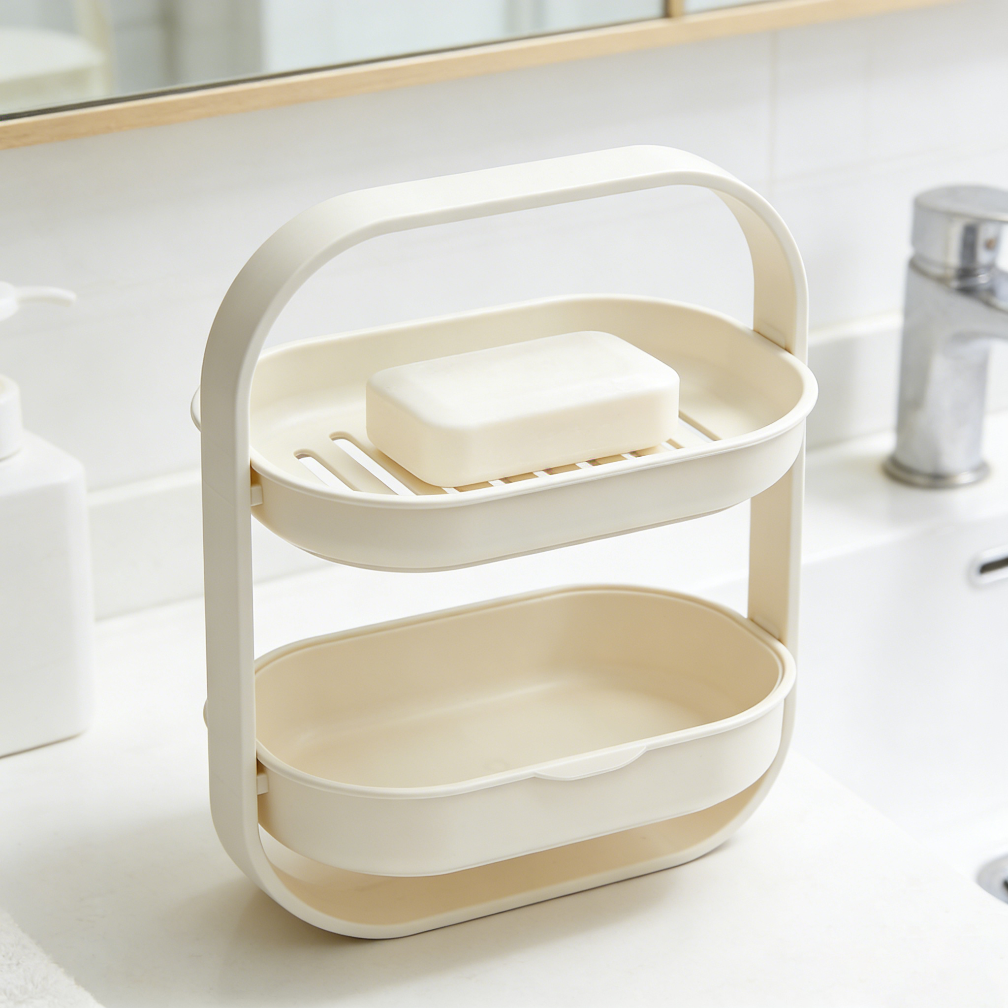 2-Tier Drain Soap Holder