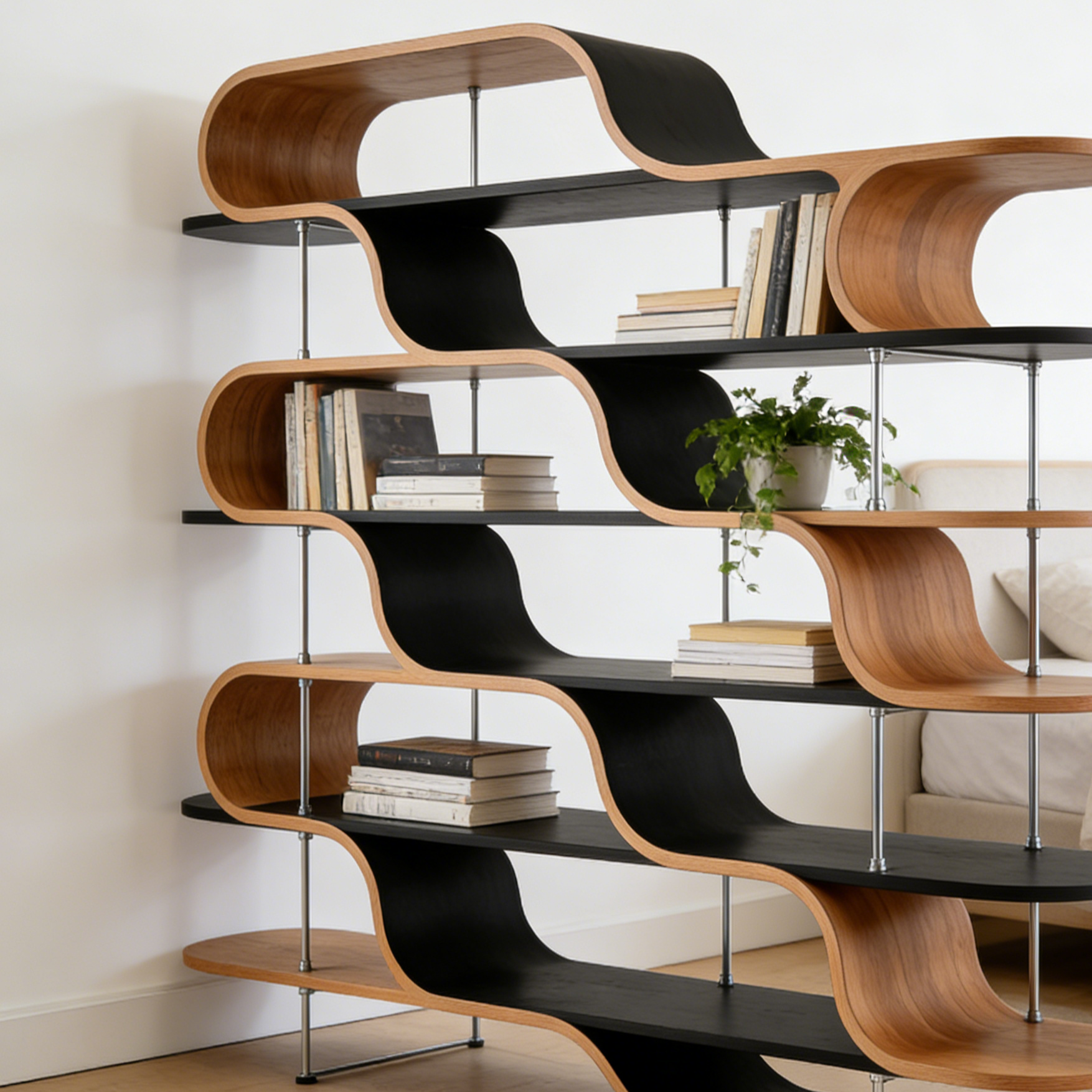 Wave Design Display Shelf