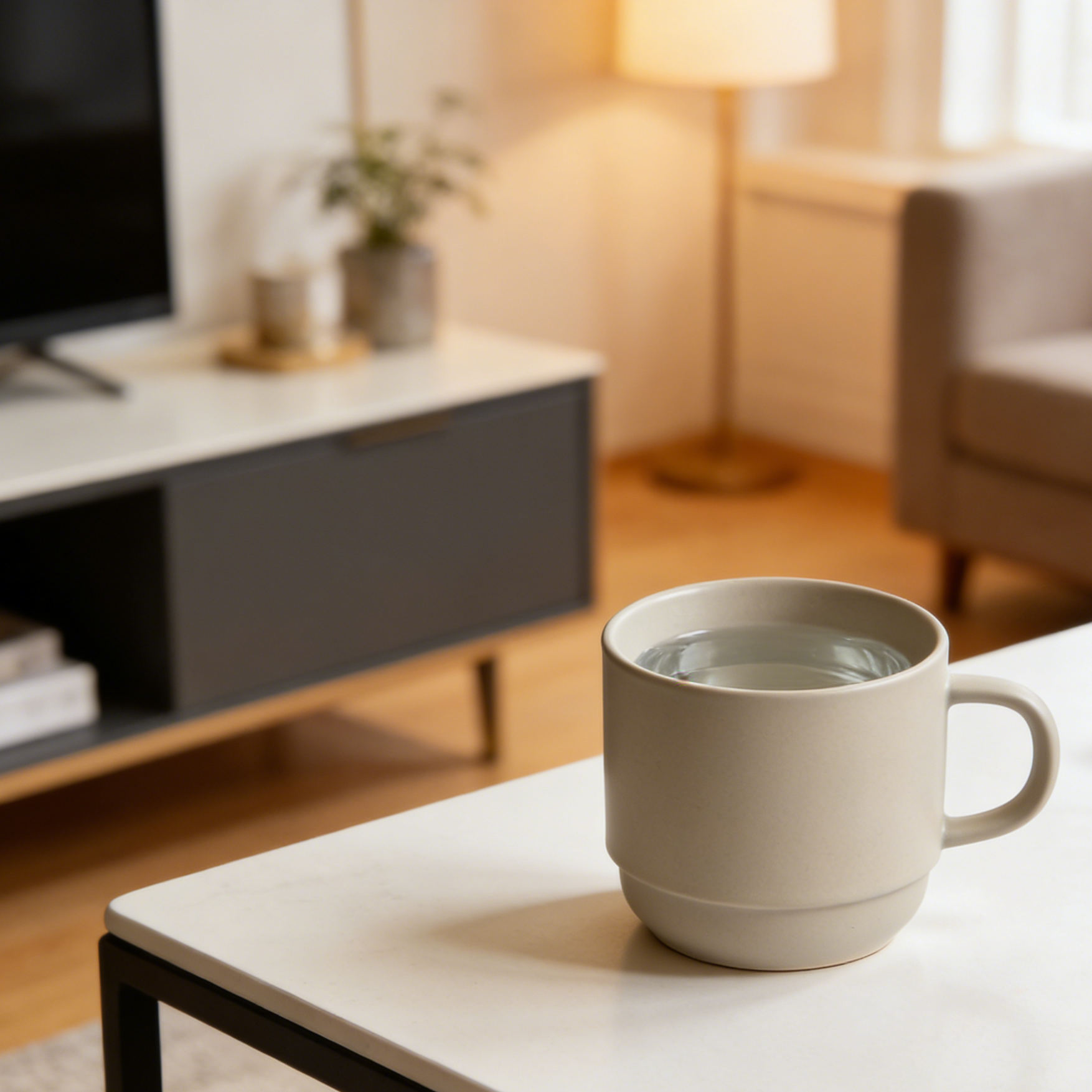 Stackable Ceramic Mug Set